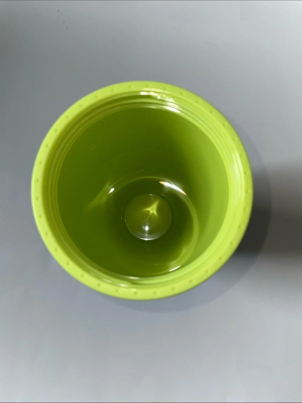 Yellow-Green Ombre Studded Tumbler with Straw
